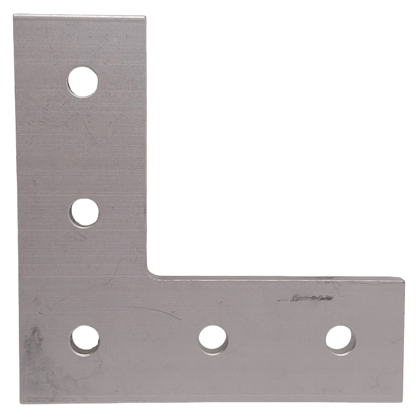 Used Lot of 4 80/20 4481 Aluminum L Flat Plate, 15-Series, 5-Hole, 4.5in x 4.5in
