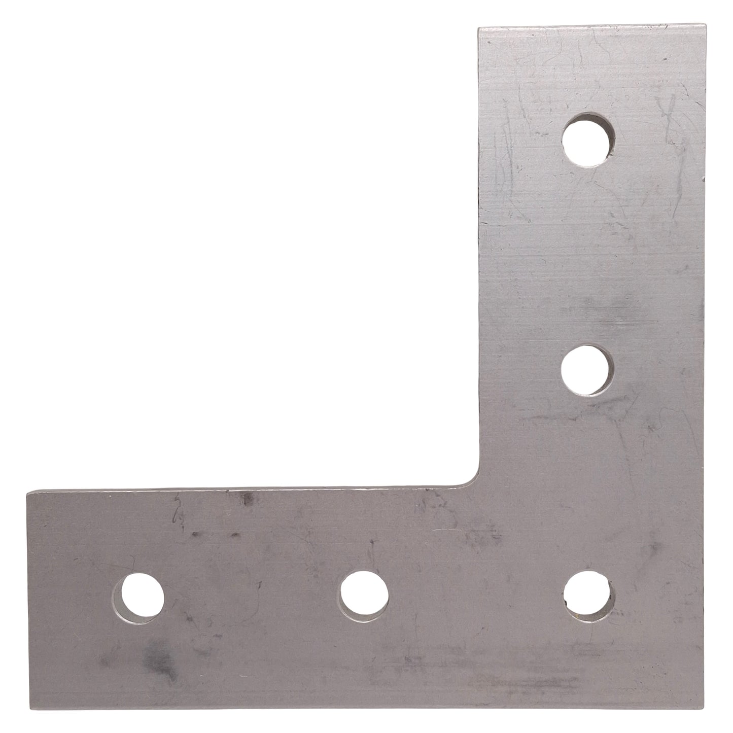 Used Lot of 4 80/20 4481 Aluminum L Flat Plate, 15-Series, 5-Hole, 4.5in x 4.5in