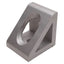 Used Lot of 8 80/20 4332 Gusseted Inside Corner Bracket 15-Series, 1.5 x 1.5 x 1.31in