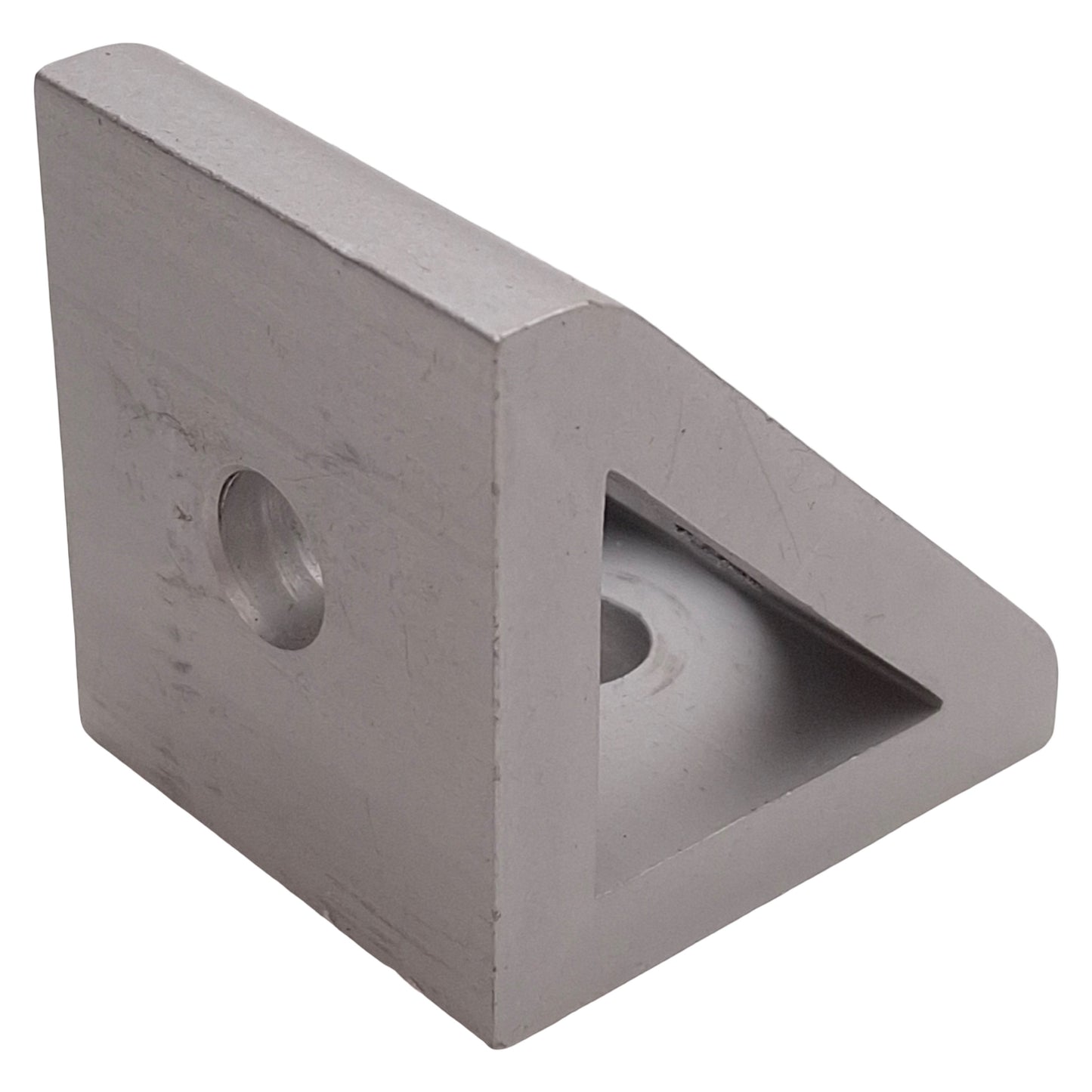 Used Lot of 8 80/20 4332 Gusseted Inside Corner Bracket 15-Series, 1.5 x 1.5 x 1.31in