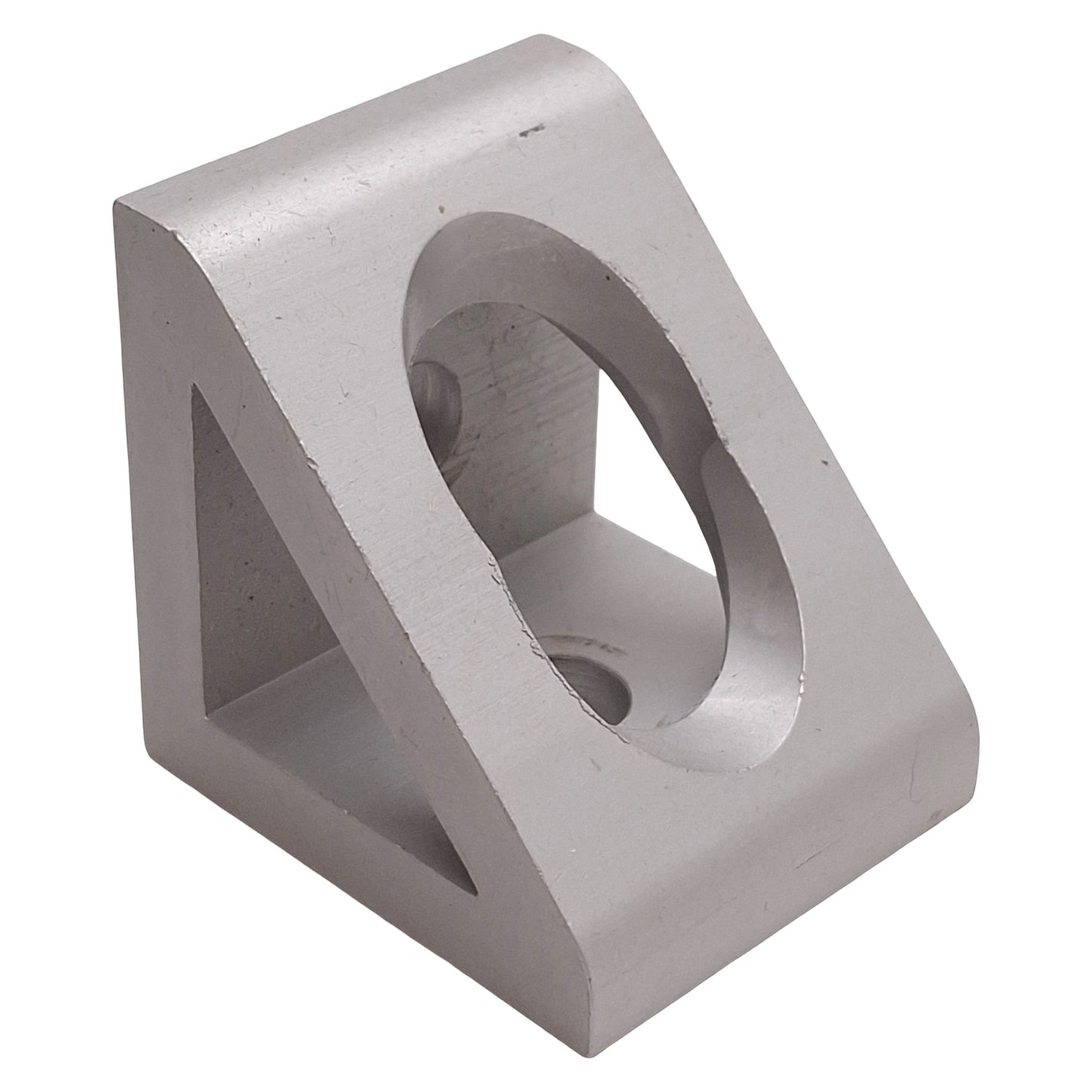 Used Lot of 8 80/20 4332 Gusseted Inside Corner Bracket 15-Series, 1.5 x 1.5 x 1.31in