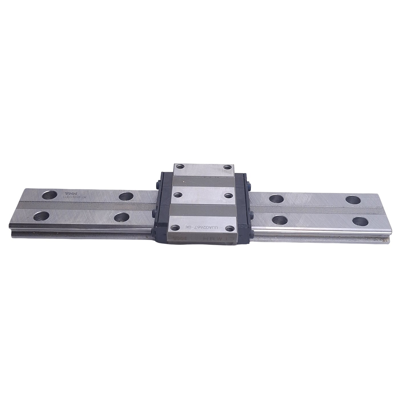 Used THK HRW17 Linear Bearing Block on 189mm Rail, Carriage: 60 x 33.5mm *Incomplete*