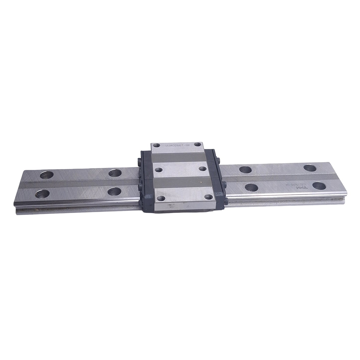 Used THK HRW17 Linear Bearing Block on 189mm Rail, Carriage: 60 x 33.5mm *Incomplete*