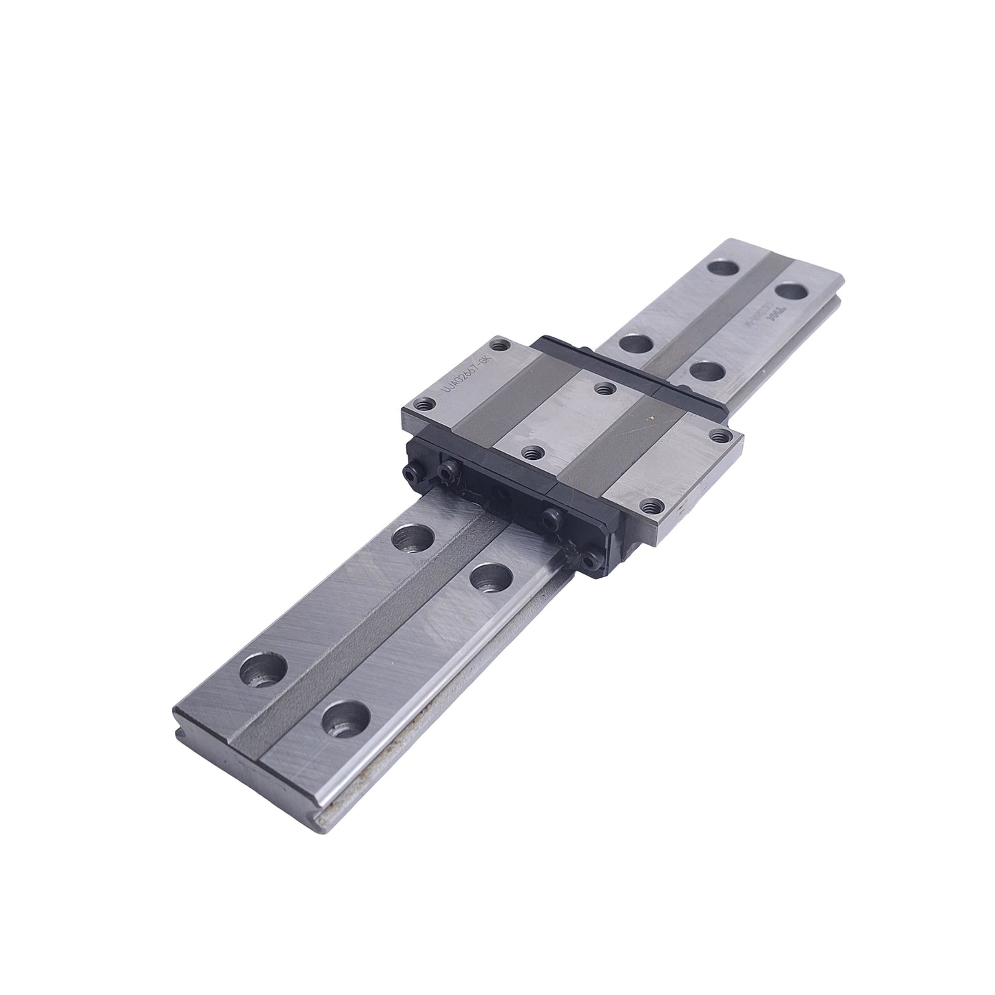 Used THK HRW17 Linear Bearing Block on 189mm Rail, Carriage: 60 x 33.5mm *Incomplete*