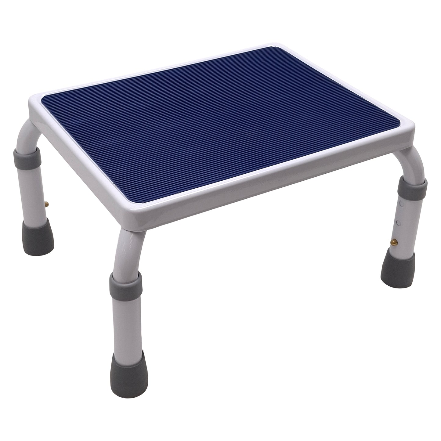 Used Platinum Health Deluxe Step Stool, Height Adjustable, 300lbs Capacity, 8.75-11in