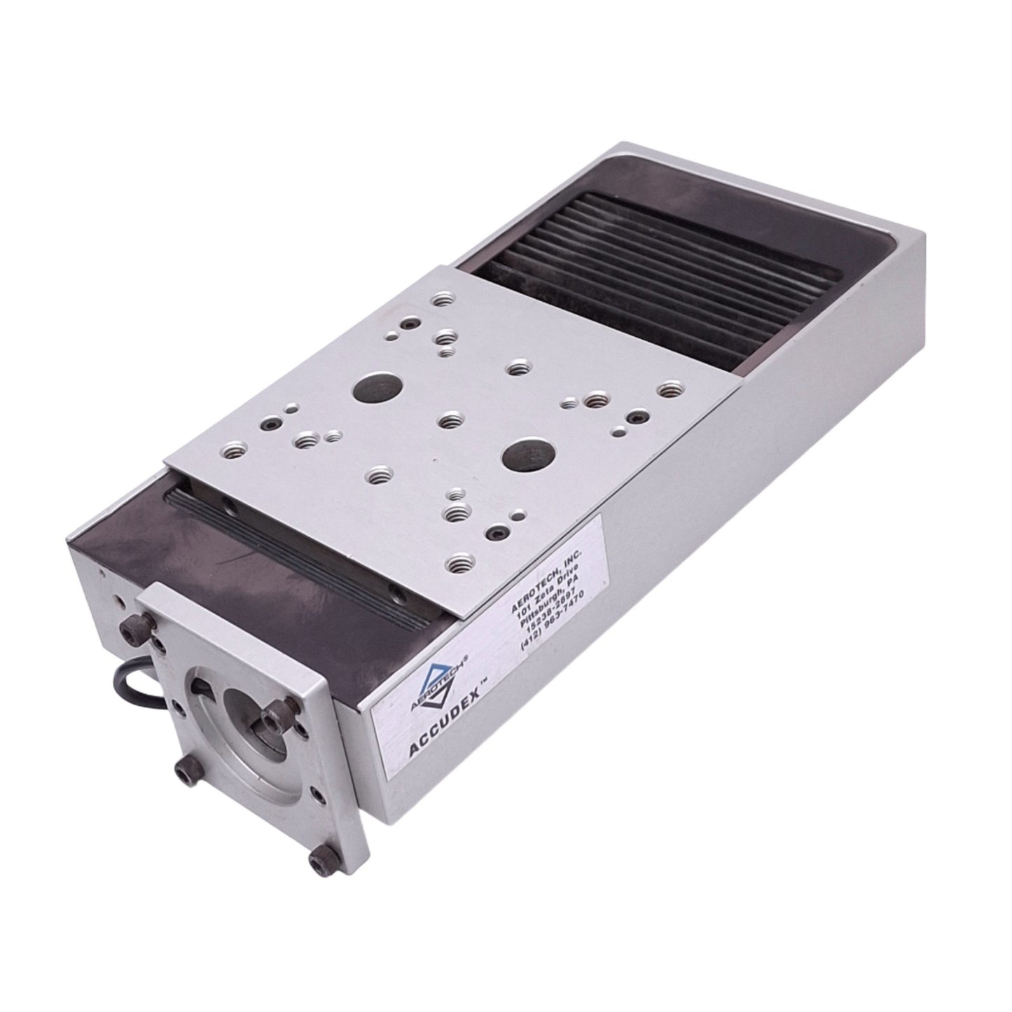 Used Aerotech ATS100-50 Ball Screw Linear Actuator, 50mm Travel, 2mm Lead, NEMA 23