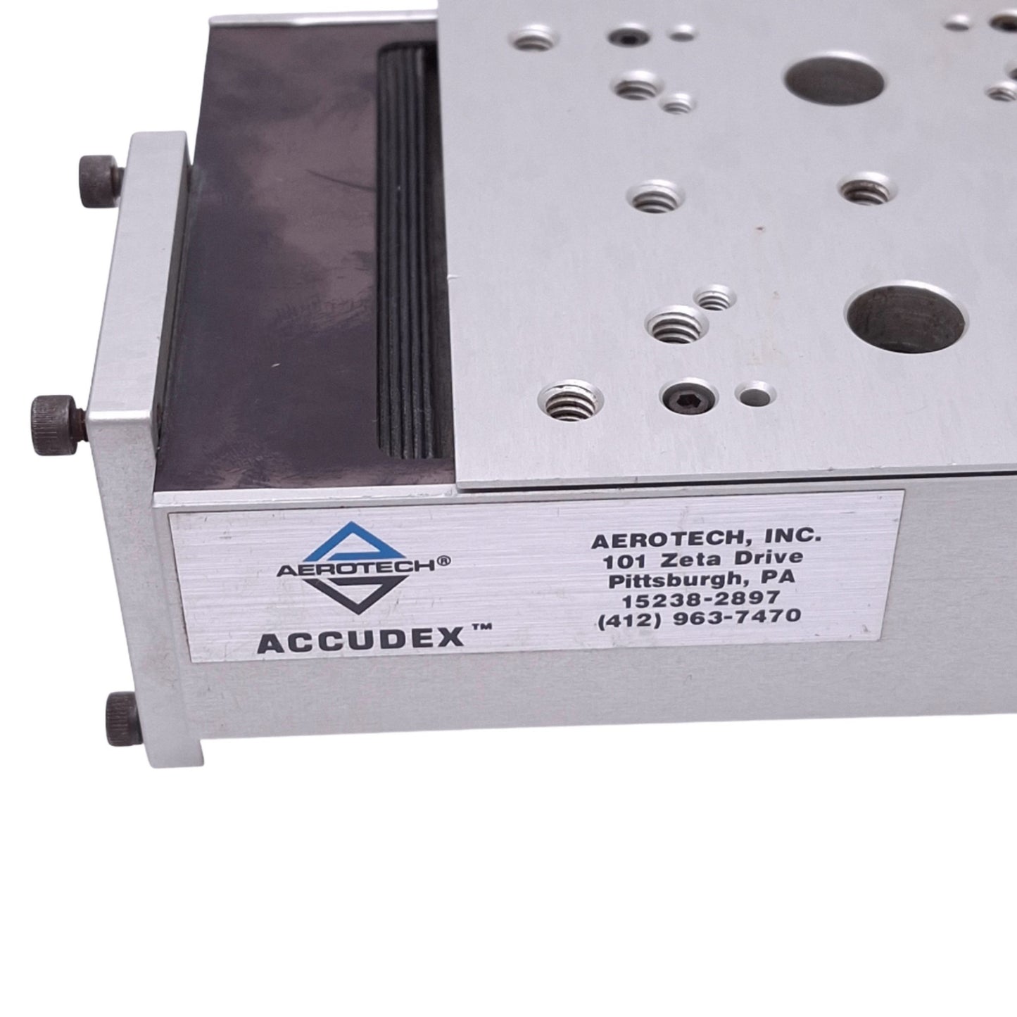 Used Aerotech ATS100-50 Ball Screw Linear Actuator, 50mm Travel, 2mm Lead, NEMA 23