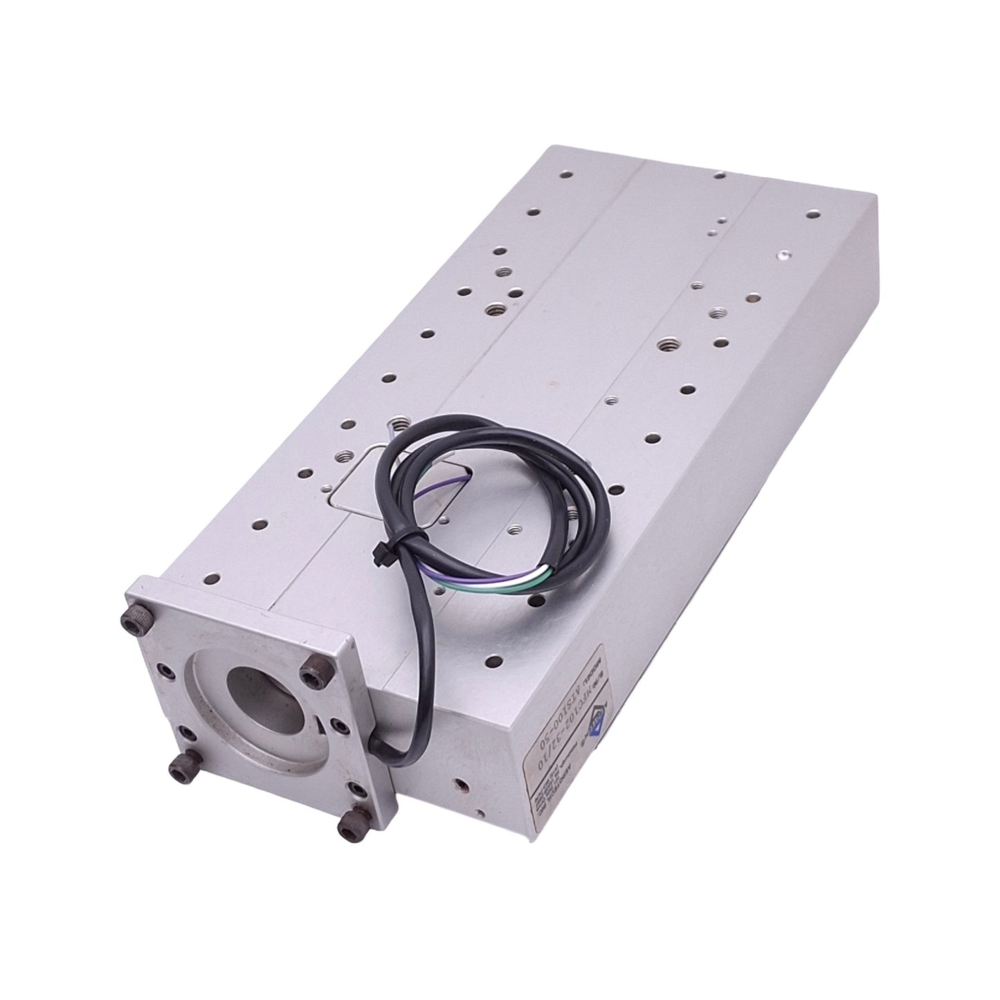 Used Aerotech ATS100-50 Ball Screw Linear Actuator, 50mm Travel, 2mm Lead, NEMA 23