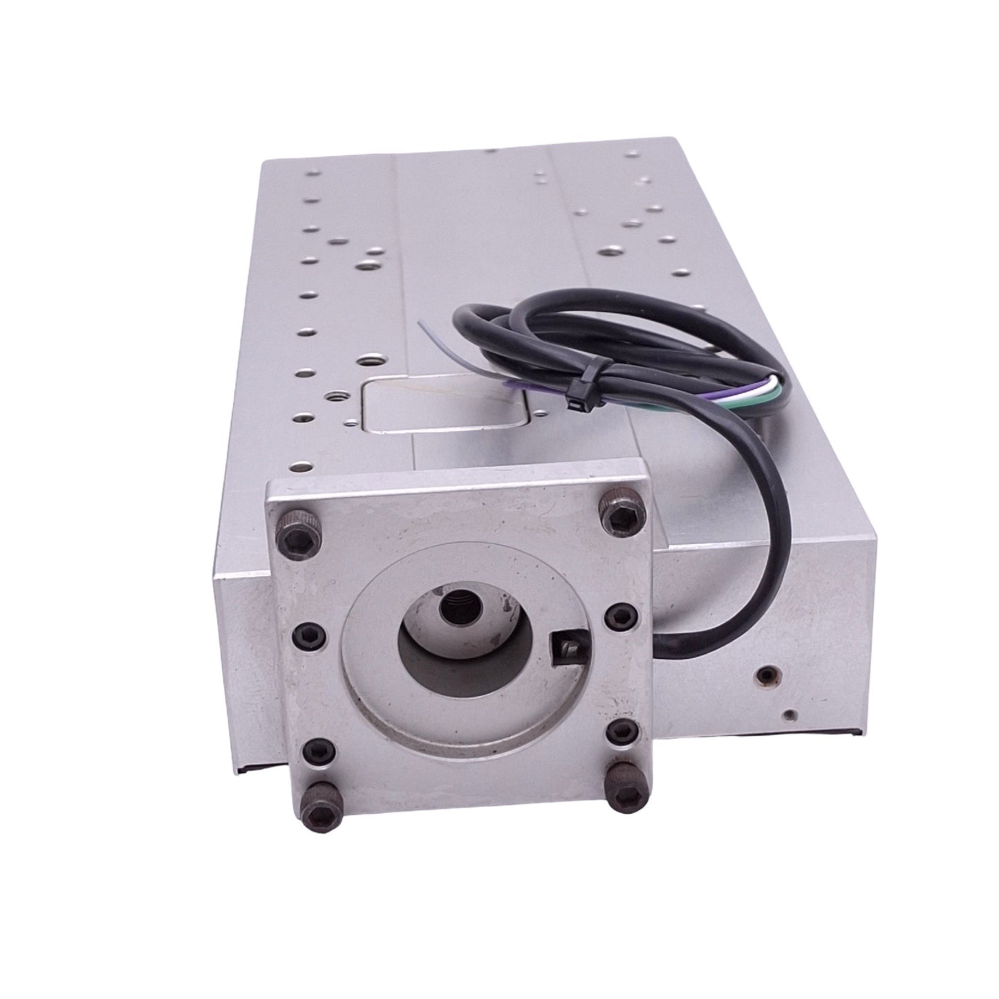 Used Aerotech ATS100-50 Ball Screw Linear Actuator, 50mm Travel, 2mm Lead, NEMA 23