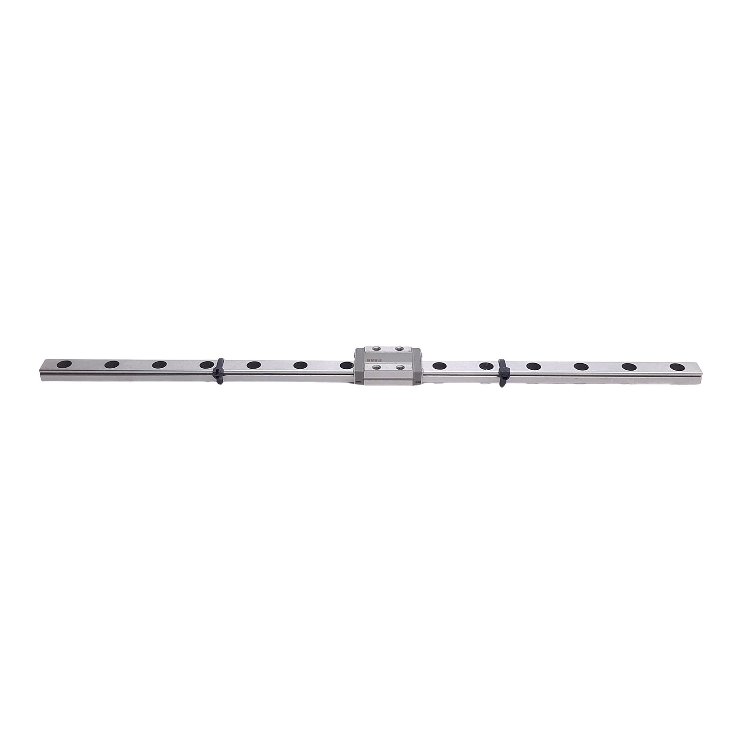 Used IKO LWL9B Linear Ball Bearing Carriage Slide on 178mm Guide Rail, 9mm Wide