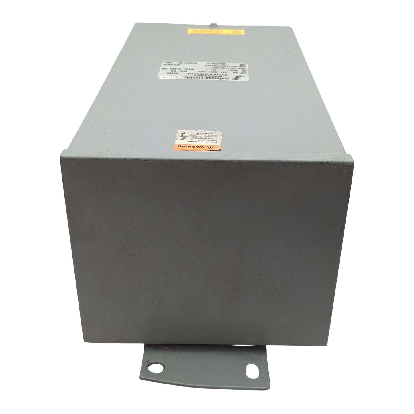 Used Jefferson 211-0091-208 Powerformer Transformer, 1PH 2kVA 208V High, 120/240V Low