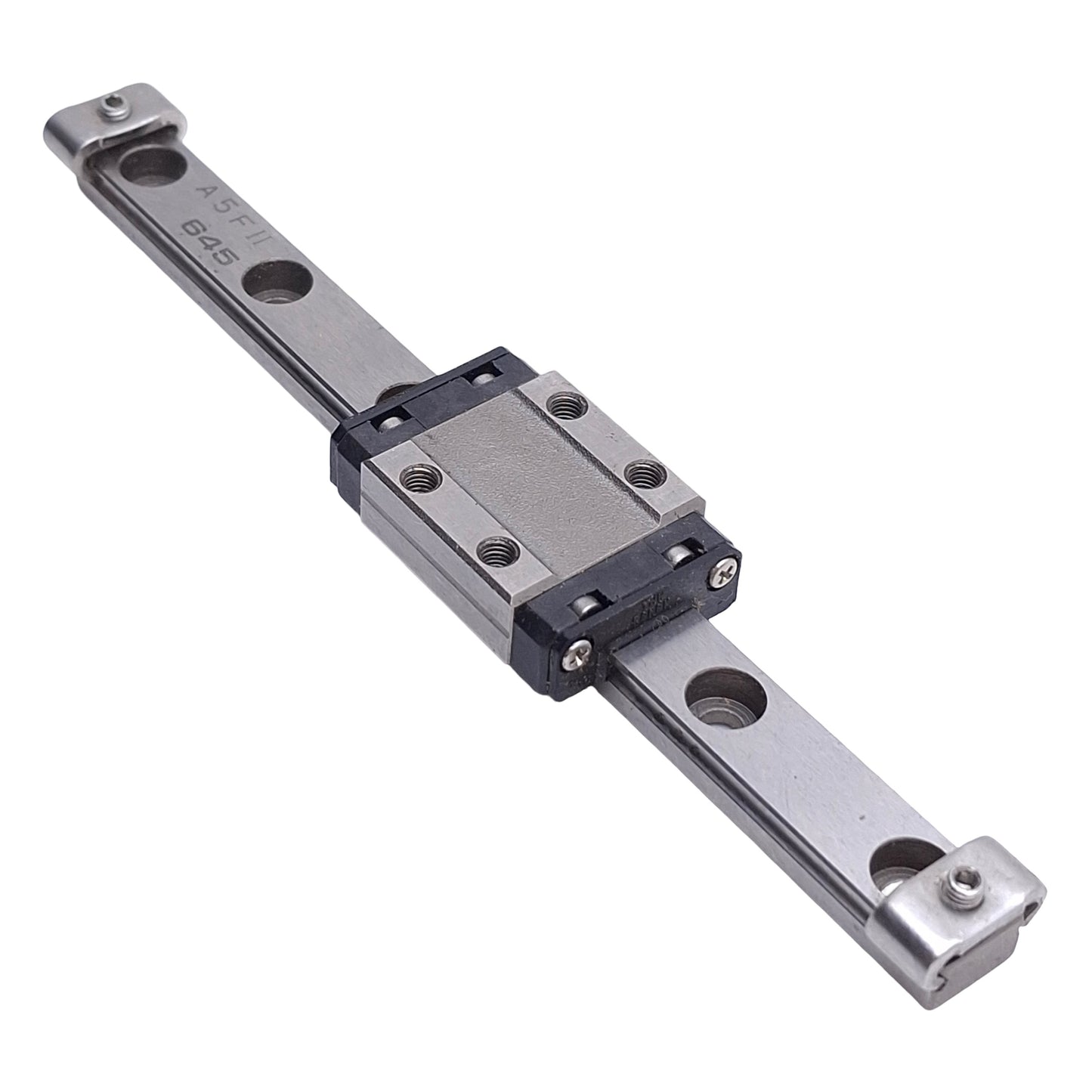 Used THK RSR9KM+115LM Linear Guide Assembly, 9 x 115mm Rail, 30.8 x 20mm Carriage