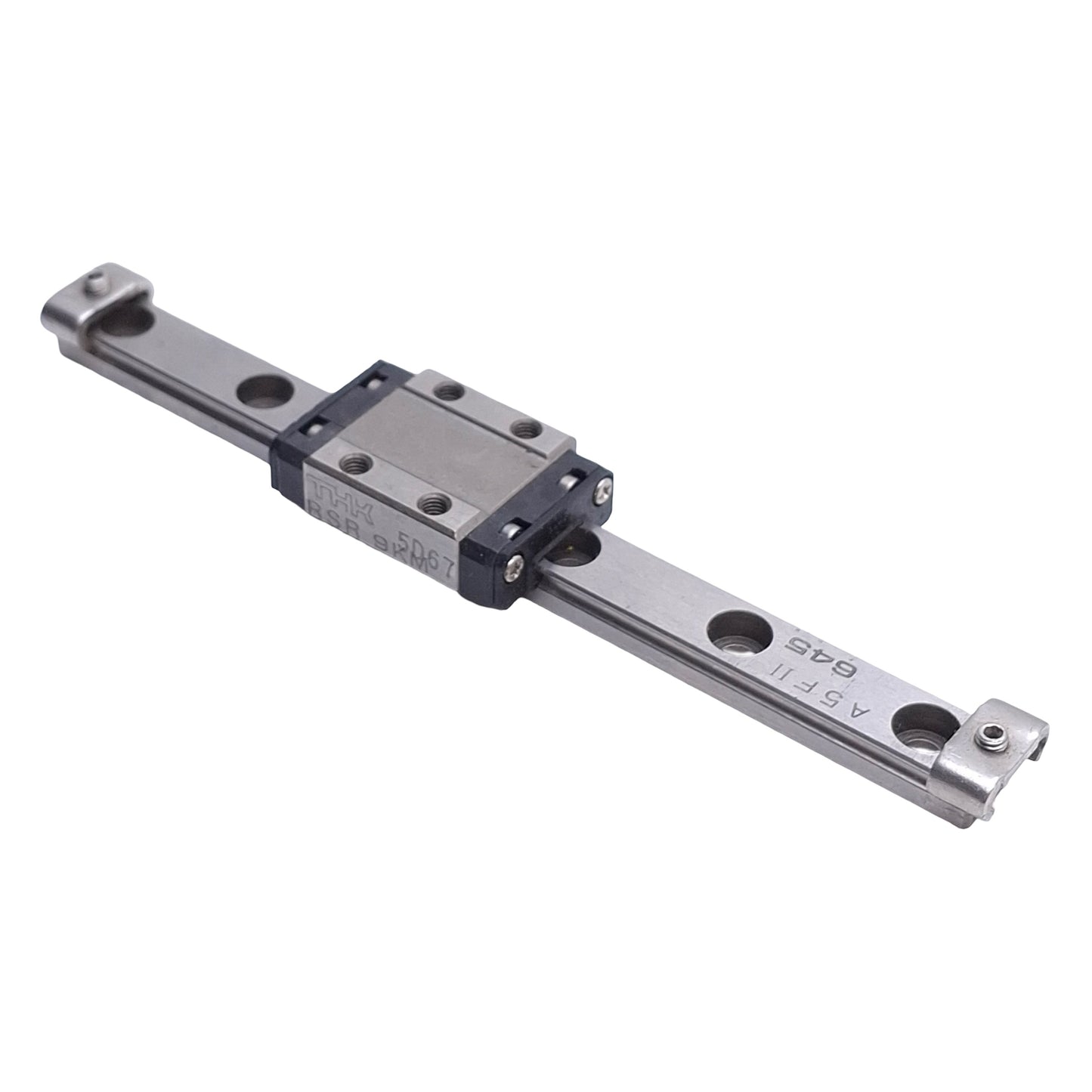 Used THK RSR9KM+115LM Linear Guide Assembly, 9 x 115mm Rail, 30.8 x 20mm Carriage
