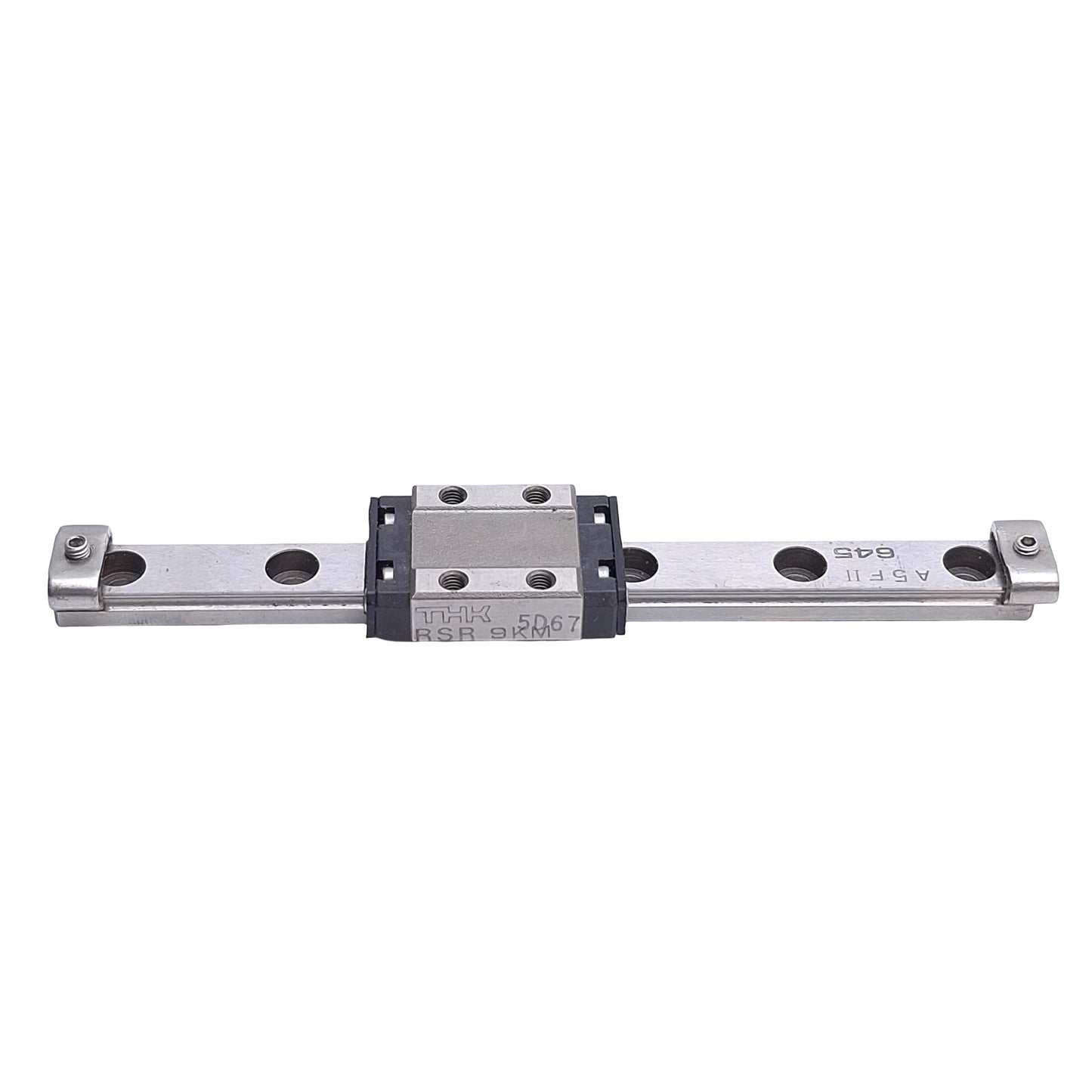 Used THK RSR9KM+115LM Linear Guide Assembly, 9 x 115mm Rail, 30.8 x 20mm Carriage