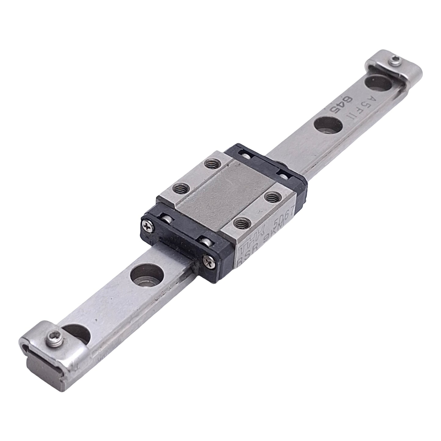 Used THK RSR9KM+115LM Linear Guide Assembly, 9 x 115mm Rail, 30.8 x 20mm Carriage