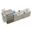 Used SMC SYJ3143-5MOZ Solenoid Valve, 5/2-Way, 0.15-0.7MPa, Base-Mount, 24VDC Coil