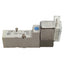 Used SMC SYJ3143-5MOZ Solenoid Valve, 5/2-Way, 0.15-0.7MPa, Base-Mount, 24VDC Coil