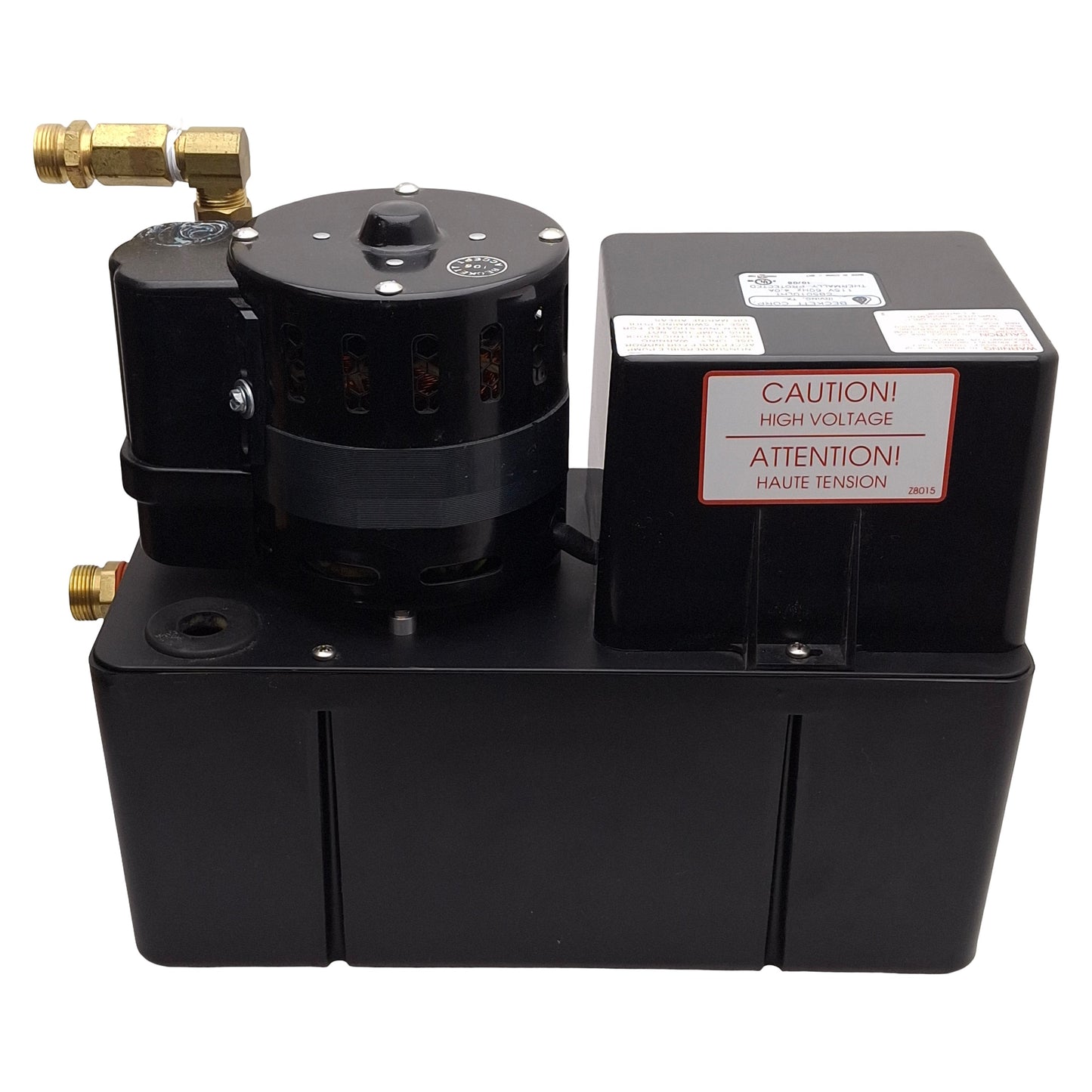 Used Beckett CB501ULHT Condensate Pump, 50ft Max Lift, 1-Gallon, 212°F, 115VAC 4.0A