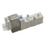 Used SMC SYJ3143-5LOZ Solenoid Valve, 5/2-Way, 0.15-0.7MPa, Base-Mount, 24VDC Coil