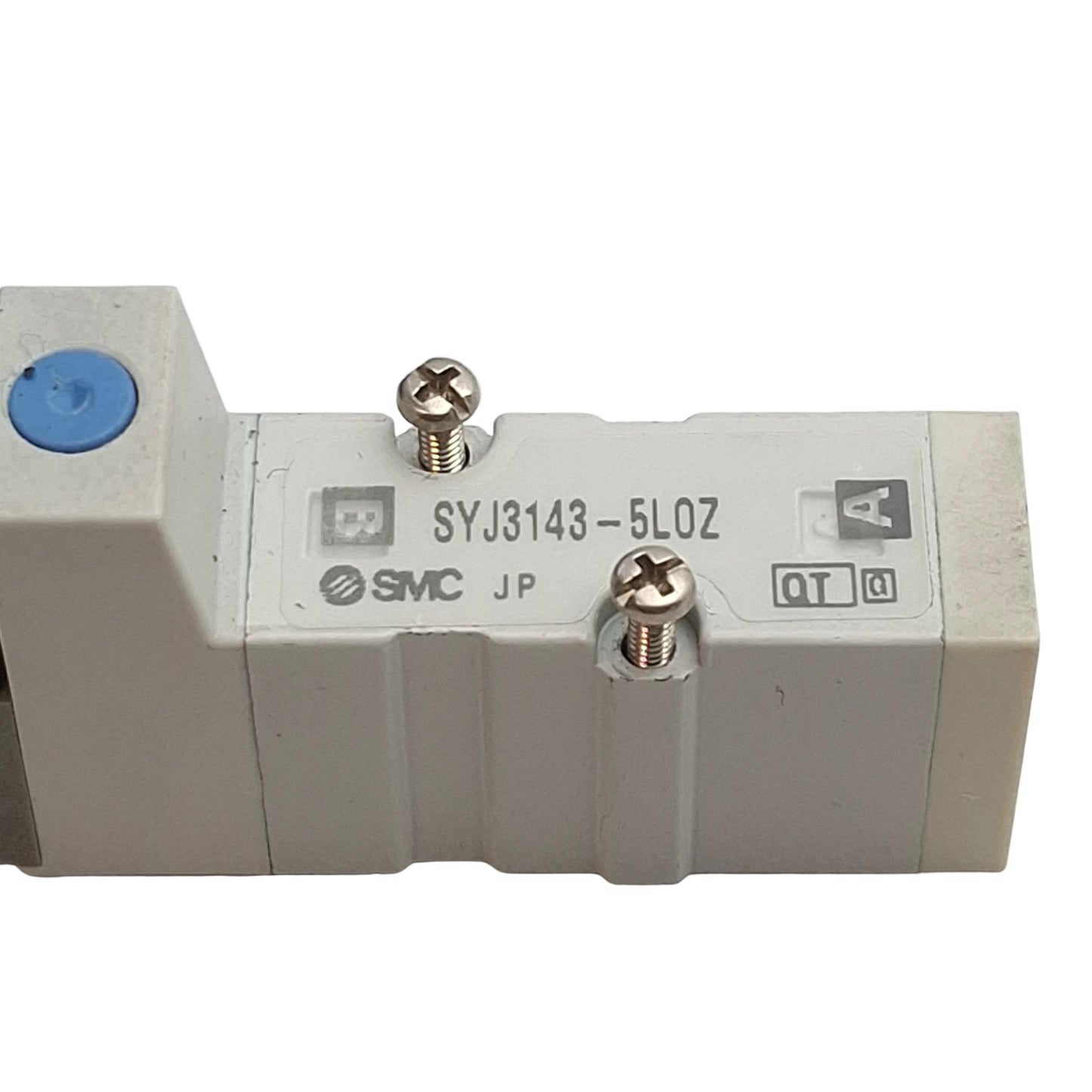Used SMC SYJ3143-5LOZ Solenoid Valve, 5/2-Way, 0.15-0.7MPa, Base-Mount, 24VDC Coil