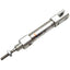 Used Lot of 2 SMC NCJ2D10-050 Pneumatic Cylinder, ø3/8in Bore, 1/2in Stroke, 100psi