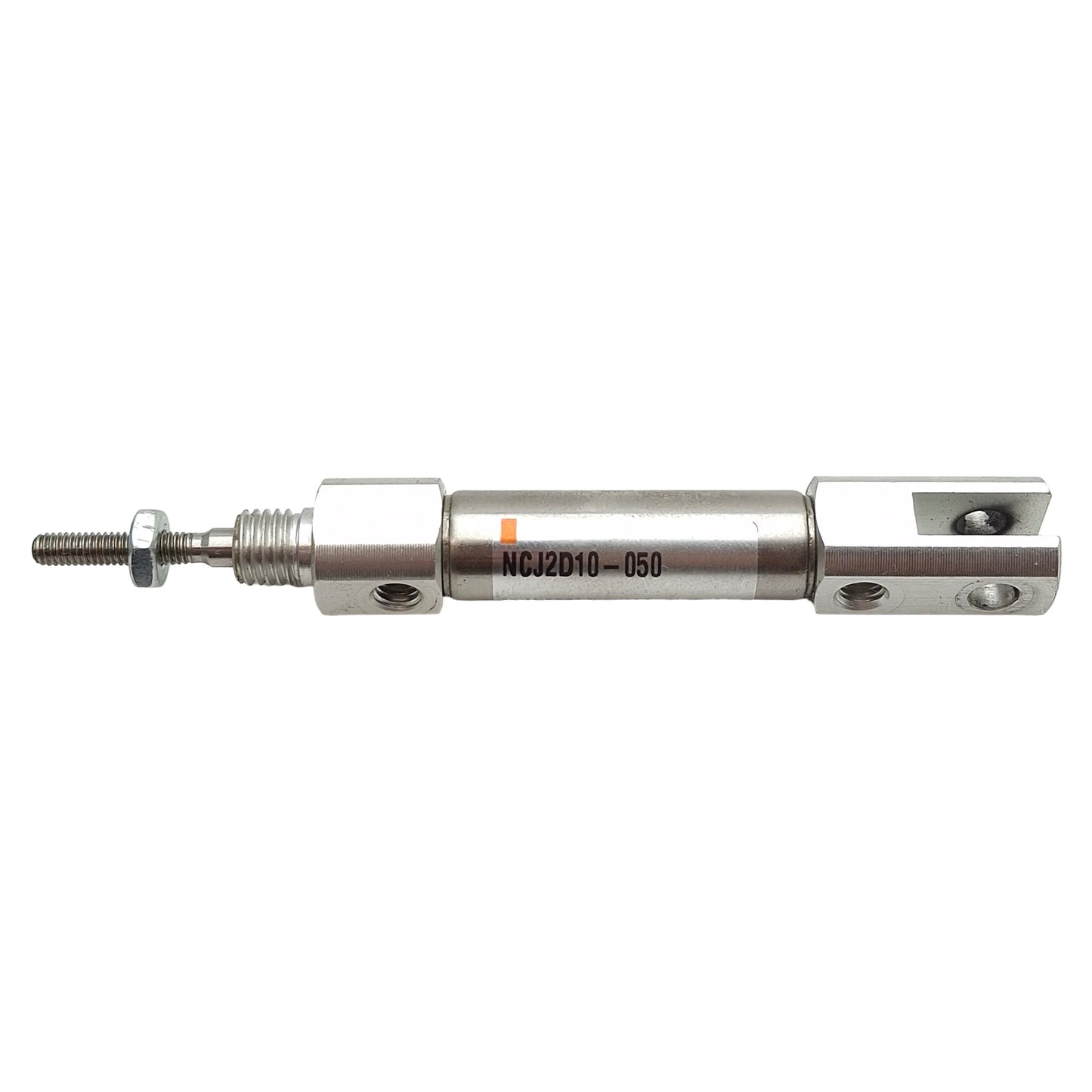 Used Lot of 2 SMC NCJ2D10-050 Pneumatic Cylinder, ø3/8in Bore, 1/2in Stroke, 100psi