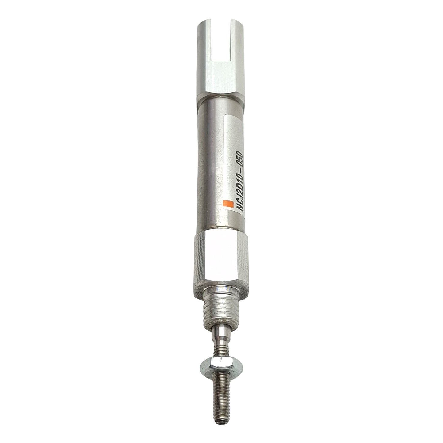 Used Lot of 2 SMC NCJ2D10-050 Pneumatic Cylinder, ø3/8in Bore, 1/2in Stroke, 100psi