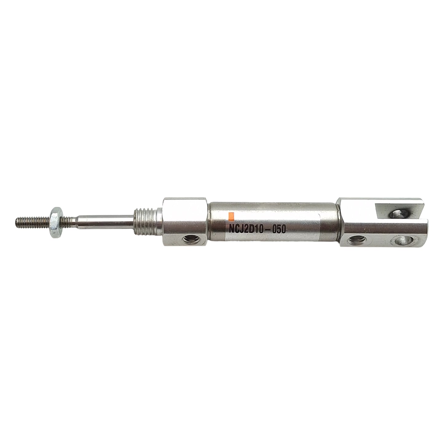 Used Lot of 2 SMC NCJ2D10-050 Pneumatic Cylinder, ø3/8in Bore, 1/2in Stroke, 100psi