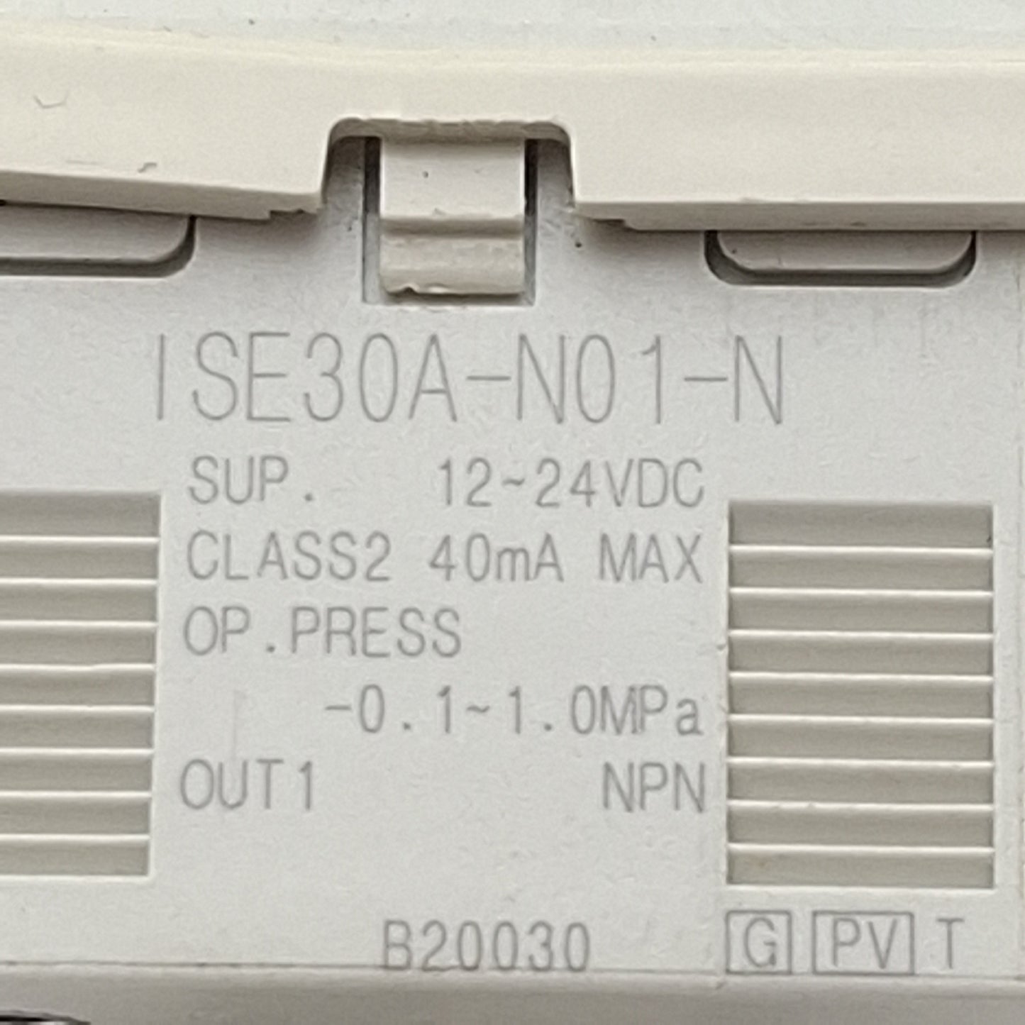 Used SMC ISE30A-N01-N Digital Pressure Switch, NPN, 12-24VDC, -0.1~1MPa, 1/8in NPT