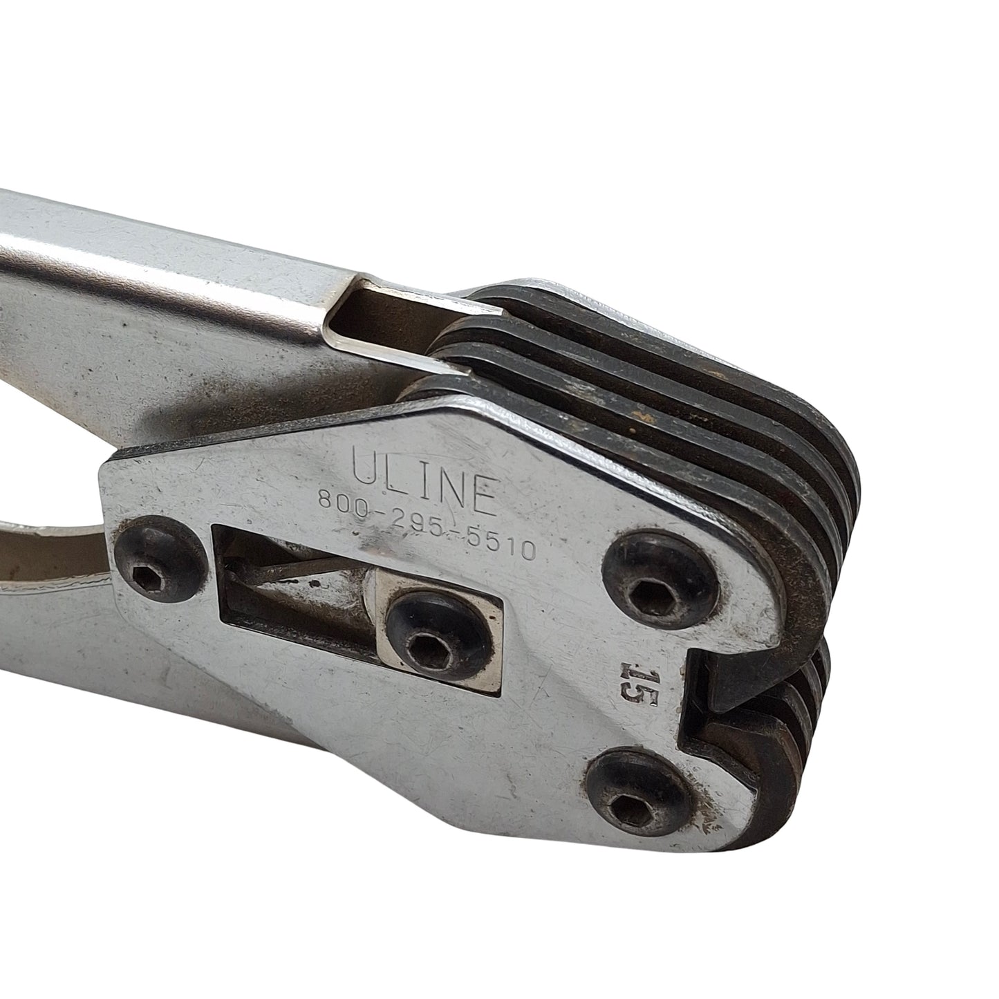 Used Uline H-57-1/2 Industrial Poly Strapping Sealer, 1/2in Coil, 14-1/2in Handle