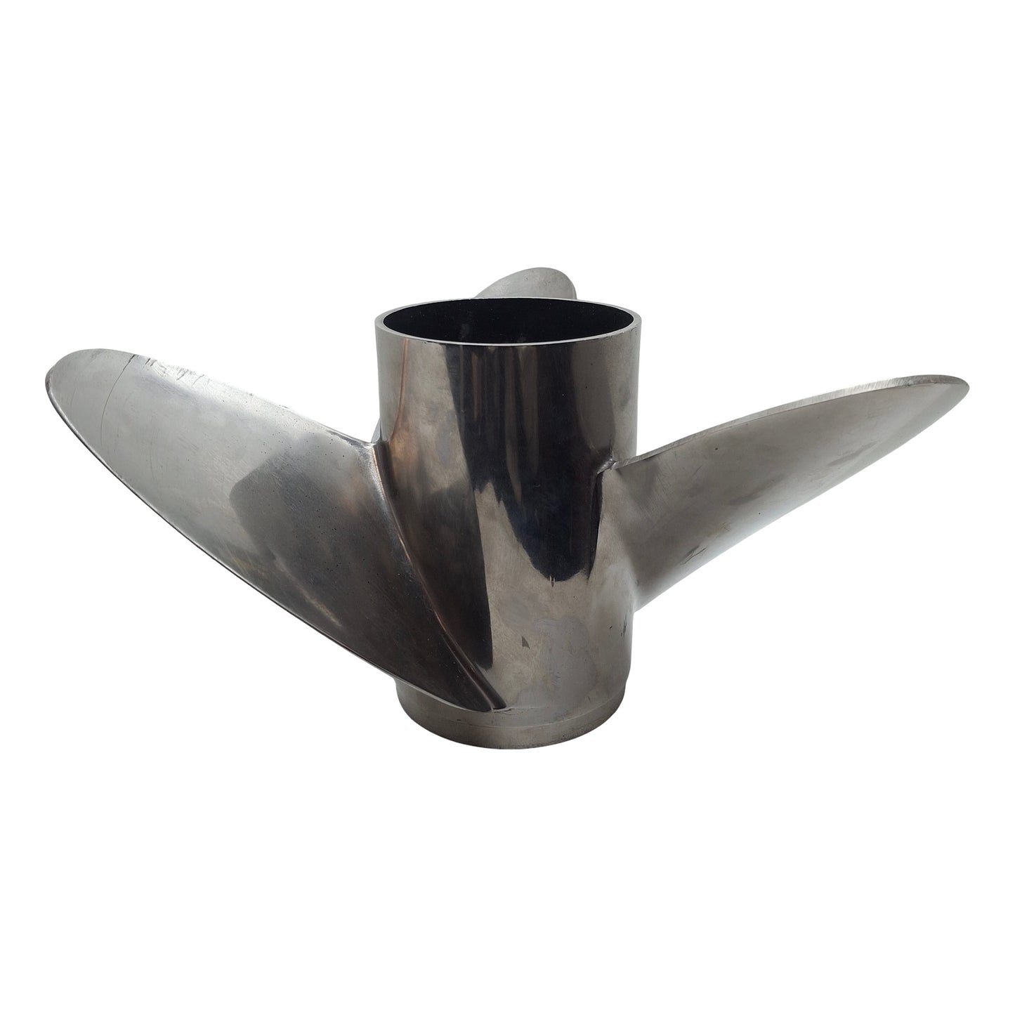 Used OMC Evinrude Johnson Raker 3855154 Propeller, 14-1/2" x 22" Pitch, LH, 19 Spline