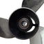 Used OMC Evinrude Johnson Raker 3855154 Propeller, 14-1/2" x 22" Pitch, LH, 19 Spline