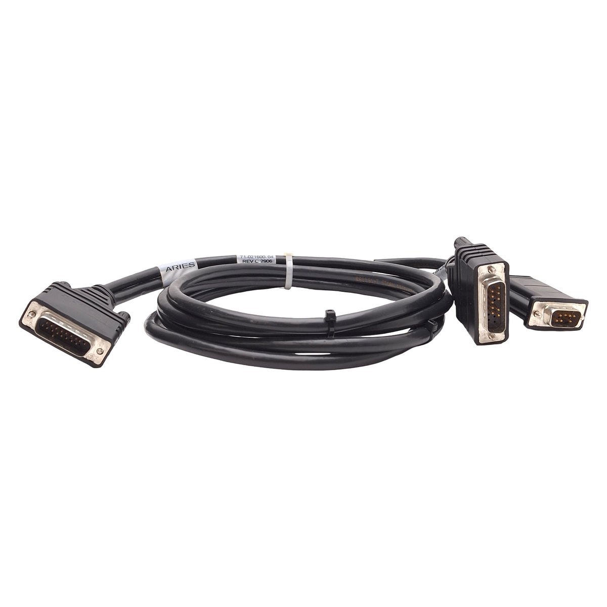 Used Parker 71-021600-04 Rev C Command Cable, Aries to 6K, Encoder & Drive, 4ft