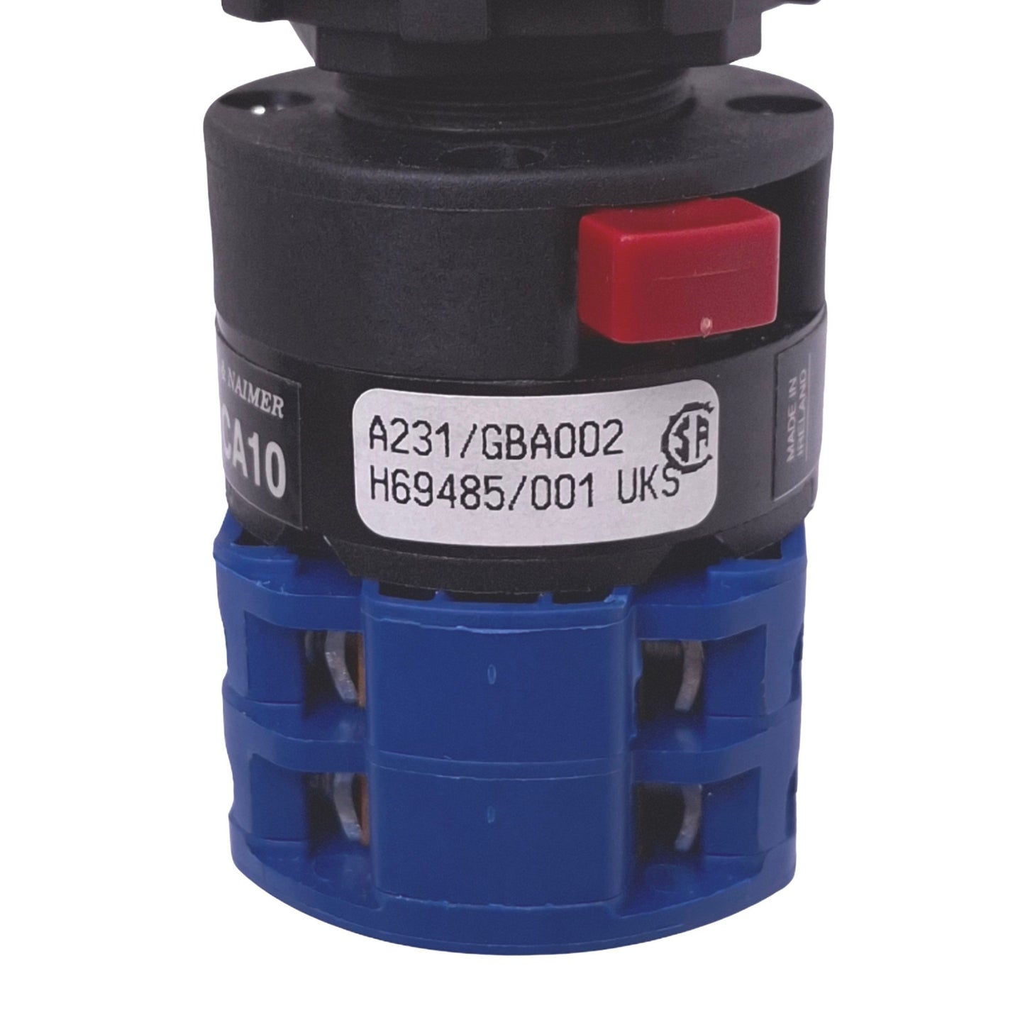Used Kraus & Naimer CA10.A231/GBA002 Rotary Switch, 4-Position Maintained, 20A Max