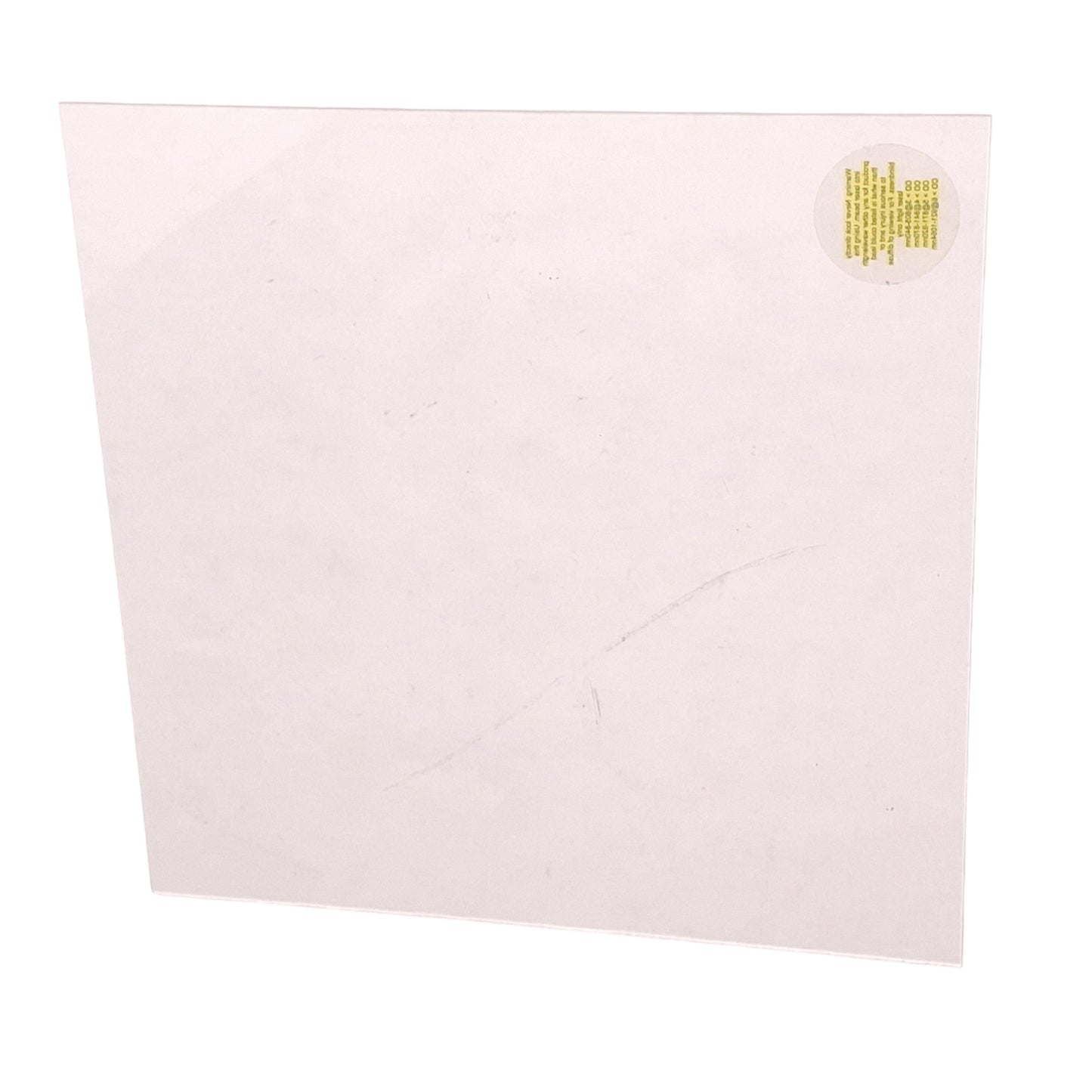 Used Lot of 2 Acrylic Laser Safety Window 805-1064nm NIR, 11in x 11in x 0.063in Thick