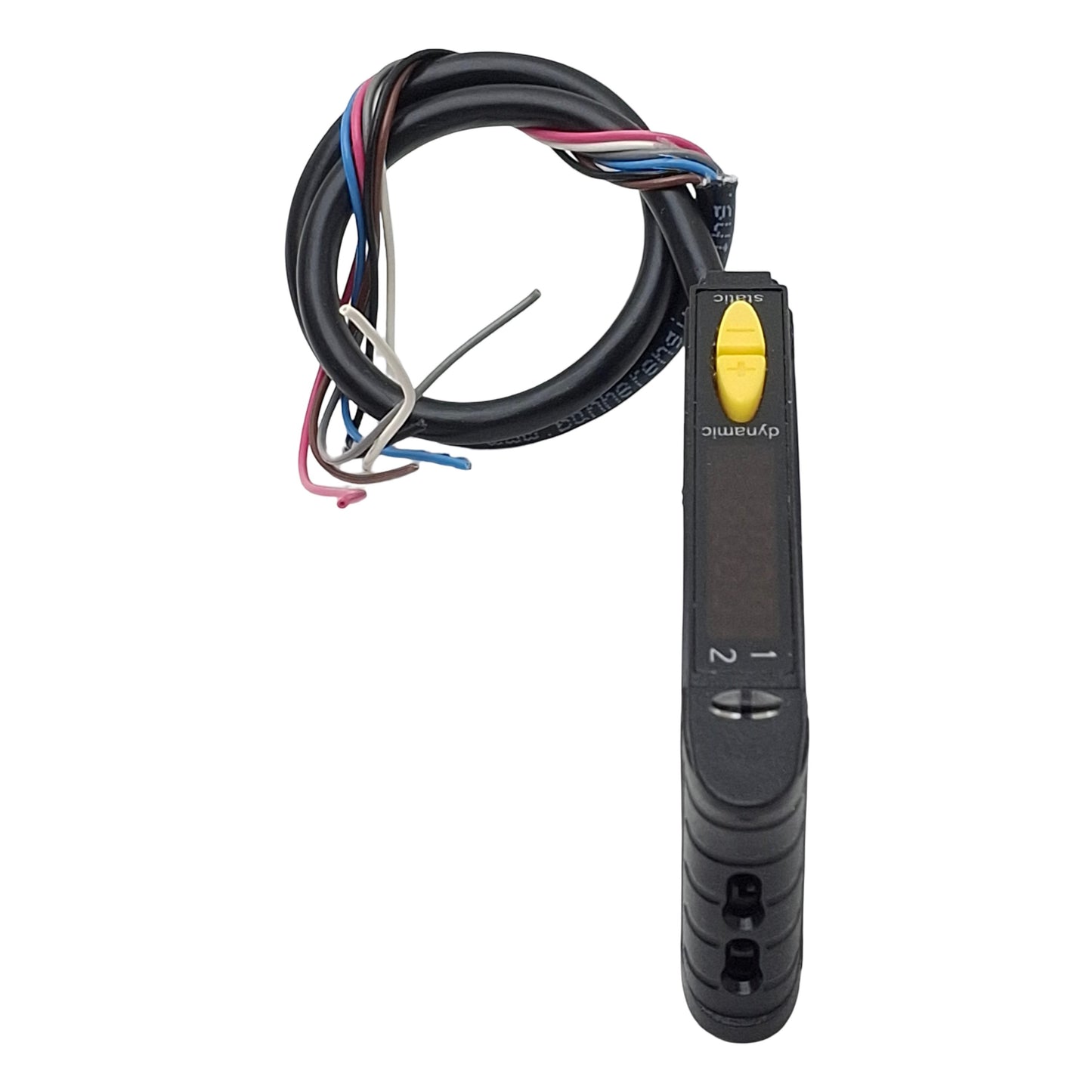 Used Banner D10DNFP 62379 Fiber Optic Sensor, 2NPN, 12-24VDC, 6-Wire Lead, DIN Rail