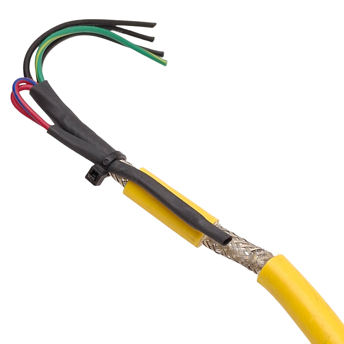 Used Parker 71-021626-25-C Low Power Servo Motor Cable, 6-Pin PS to Flying Leads 25ft