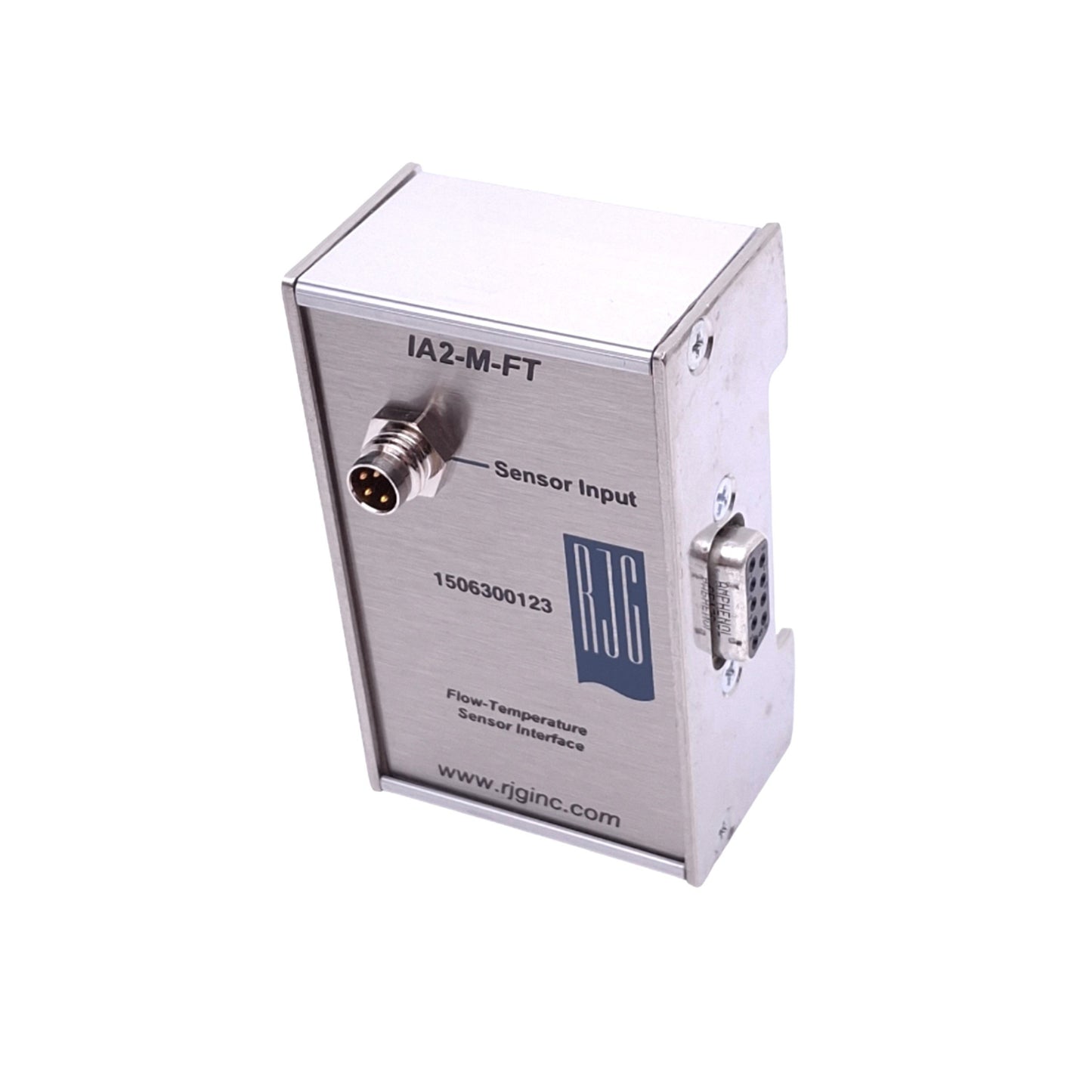 Used RJG IA2-M-FT Flow-Temperature Sensor Interface, 5VDC, DIN Rail, 140F Max