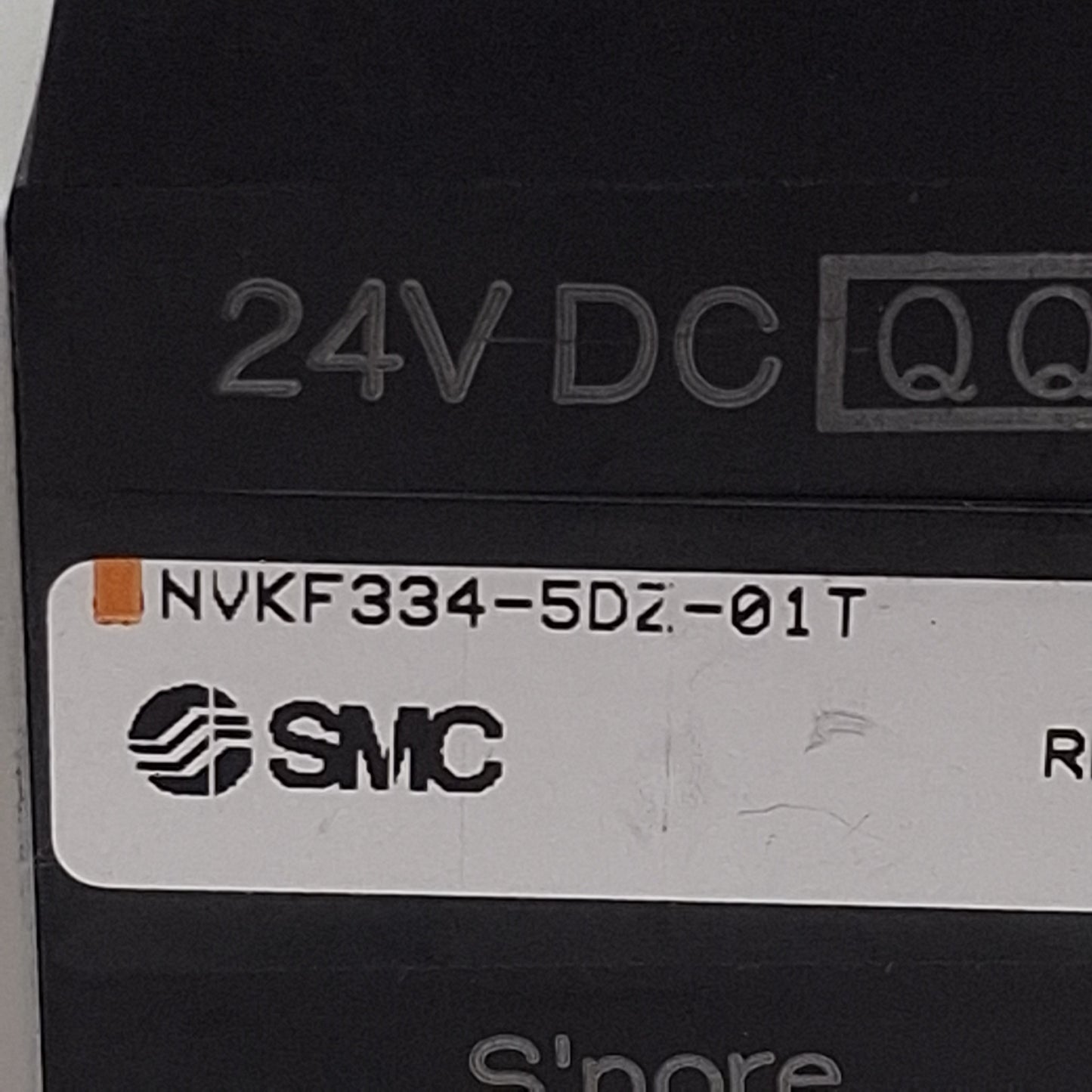 Used SMC NVKF334-5DZ-01T Solenoid Valve, 3/2-Way, 1/8in NPT, 0-0.7MPa, 24VDC Coil