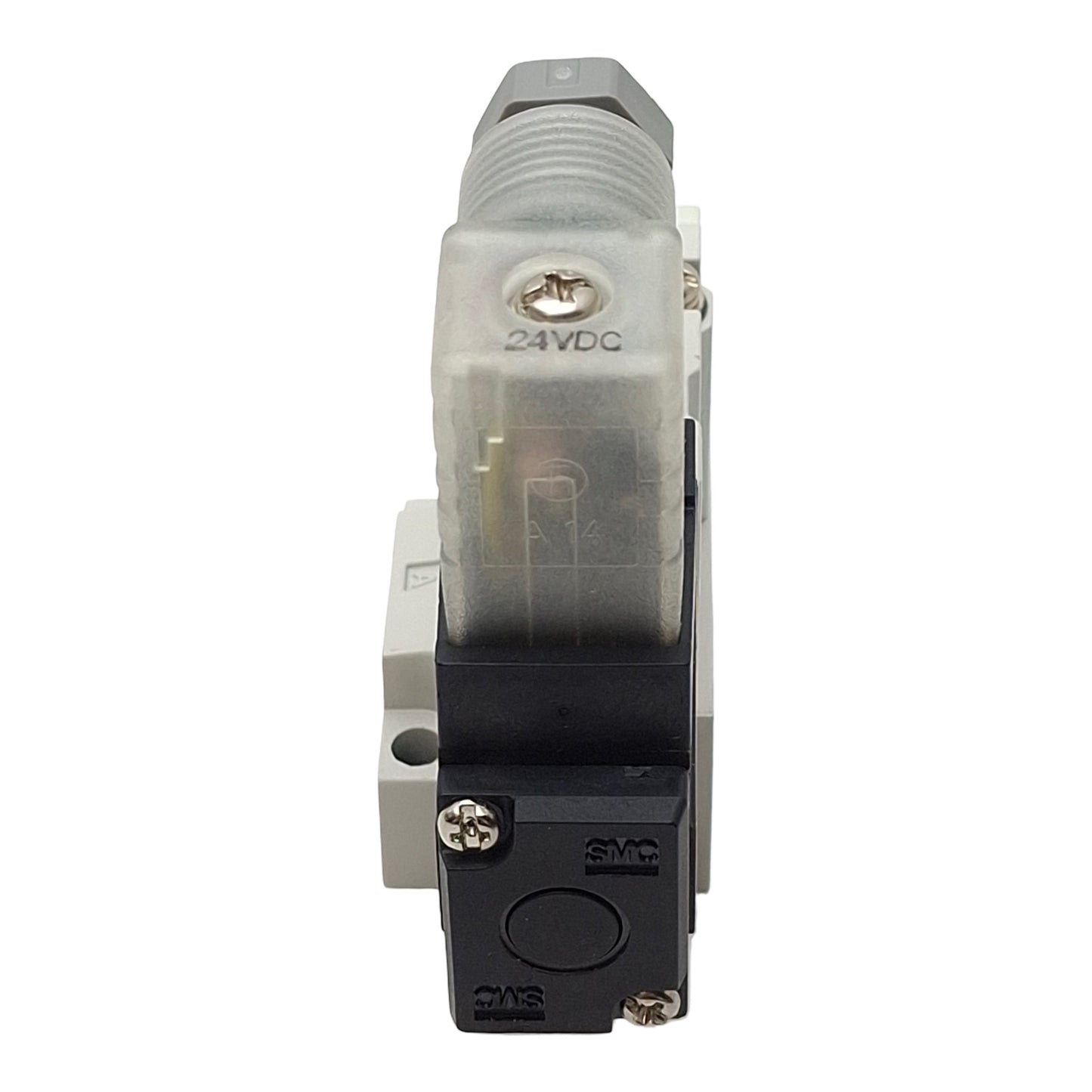 Used SMC NVKF334-5DZ-01T Solenoid Valve, 3/2-Way, 1/8in NPT, 0-0.7MPa, 24VDC Coil
