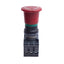 Used ABB MPET4-10R E-Stop Push Twist Release Button ø22mm, 3NC Contact, 690V 10A