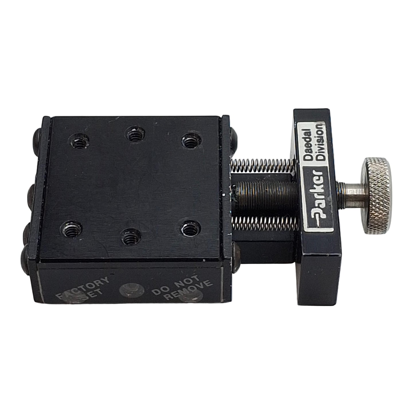 Used Parker 3902 Ball Bearing Linear Positioning Stage, 0.5in Travel, *No Micrometer*