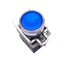 New – Open box Schneider Electric XB4BW36B1 Illuminated Blue Pushbutton, 22mm, 1NO, 24V