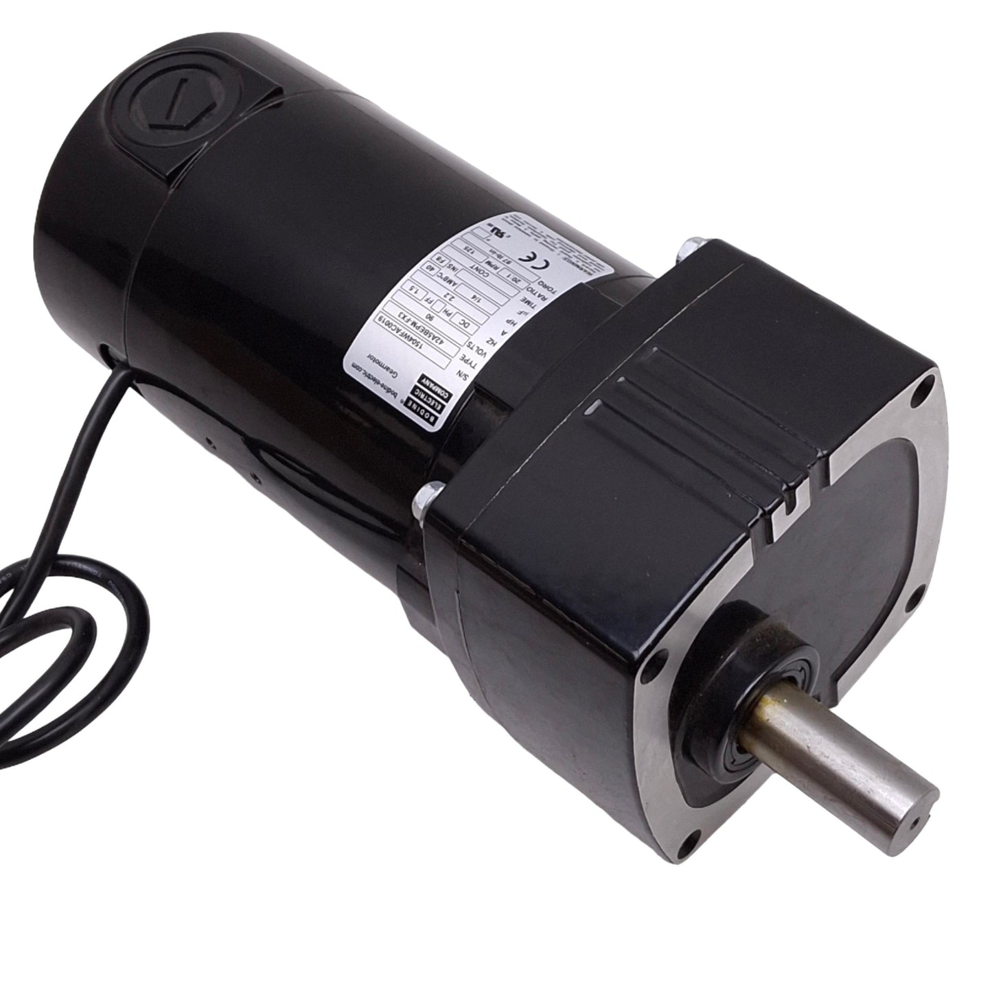 Used Bodine 42A5BEPM-FX3 Gearmotor, 20:1, 1/4hp, 90VDC 2.2A, 125rpm 97lb-in Max