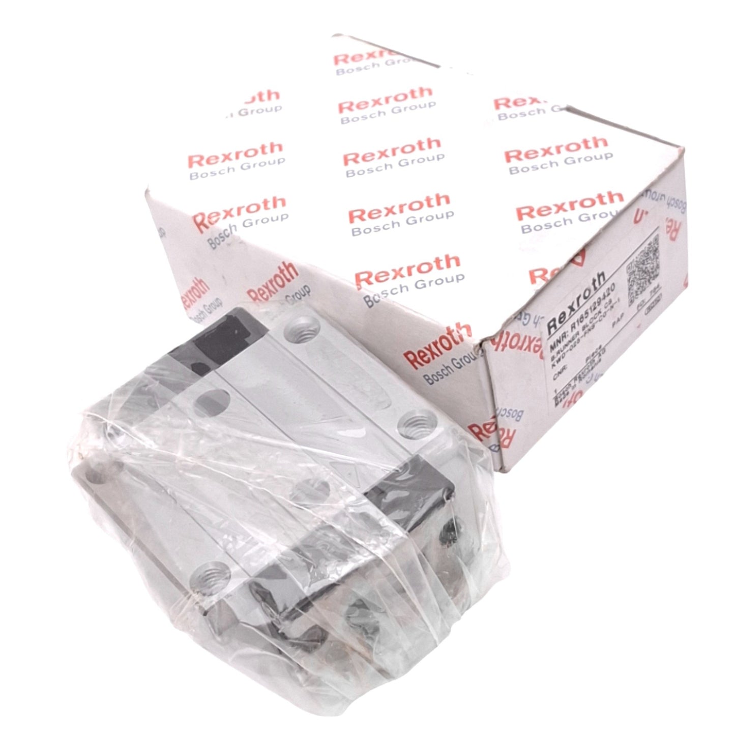New Bosch Rexroth R165129420 KWD-025-FNS-C0-N-1 Linear Guide Block, for 25mm Rail
