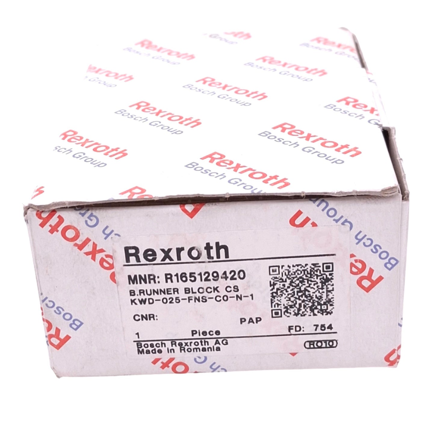 New Bosch Rexroth R165129420 KWD-025-FNS-C0-N-1 Linear Guide Block, for 25mm Rail