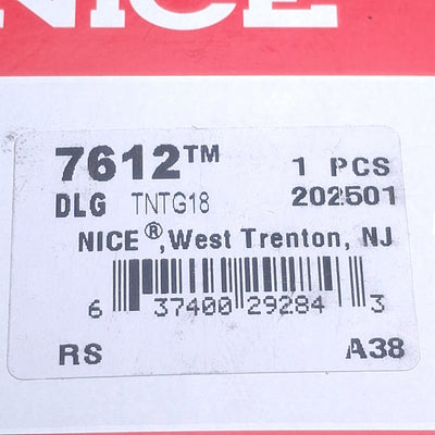 New RBC NICE Bearings 7612DLGTNTG18 Ball Bearing ø0.75in Bore, ø1.75in OD, 5000rpm