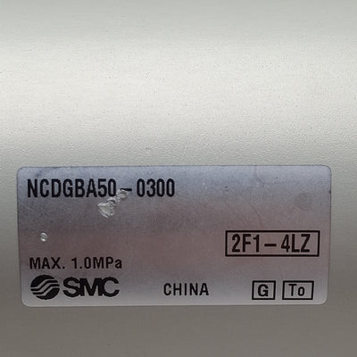 New – Open box SMC NCDGBA50-0300 Pneumatic Cylinder, ø2in Bore, 3in Stroke, 1/4in NPT, 1.0MPa