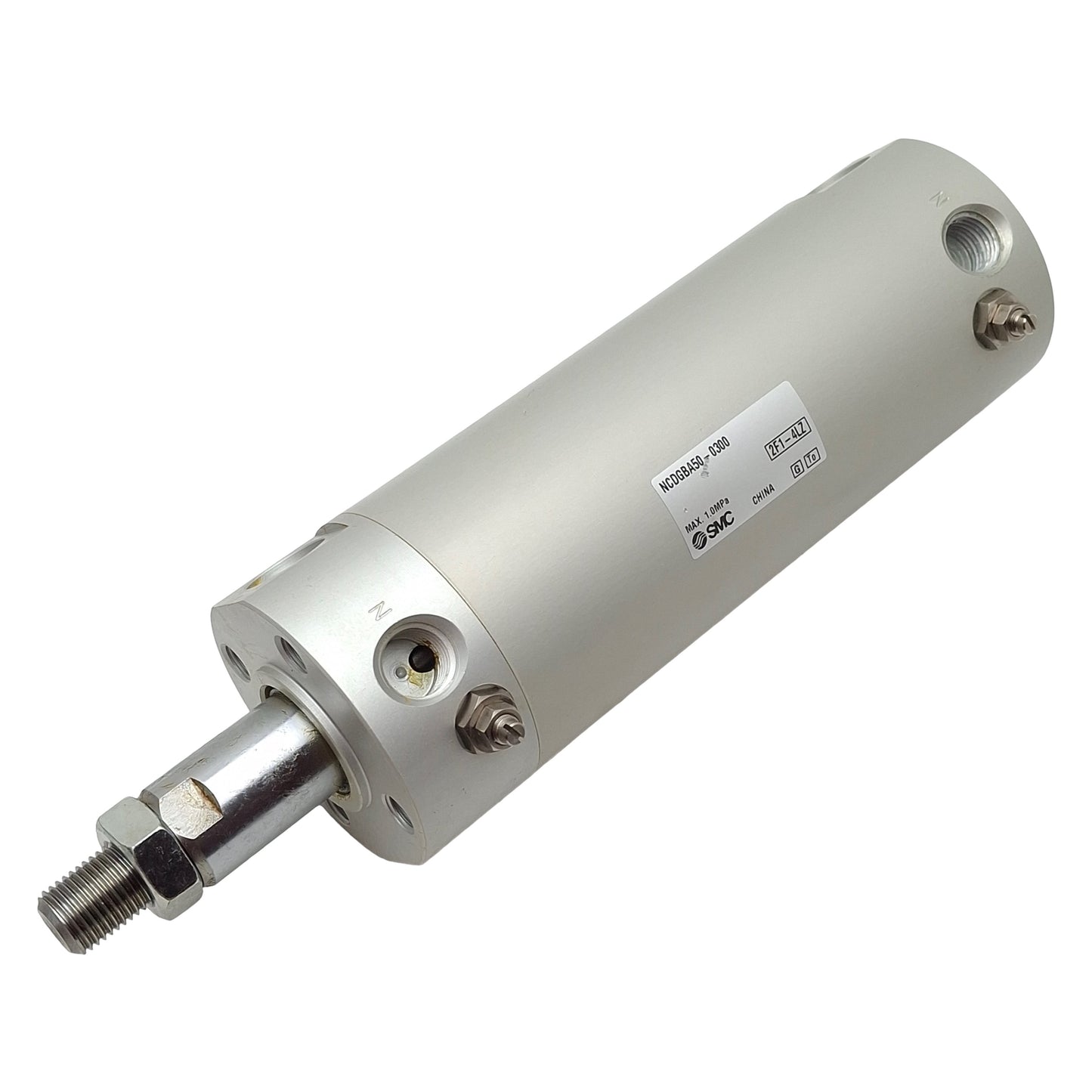 New – Open box SMC NCDGBA50-0300 Pneumatic Cylinder, ø2in Bore, 3in Stroke, 1/4in NPT, 1.0MPa