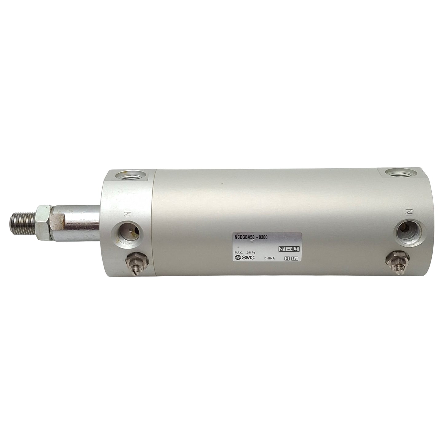 New – Open box SMC NCDGBA50-0300 Pneumatic Cylinder, ø2in Bore, 3in Stroke, 1/4in NPT, 1.0MPa